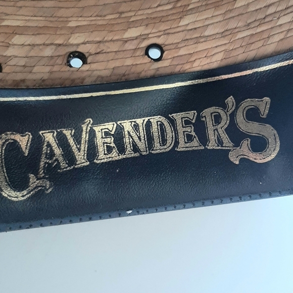 Wide Brim Tan and Black Hat Accessory - Picture 6 of 10